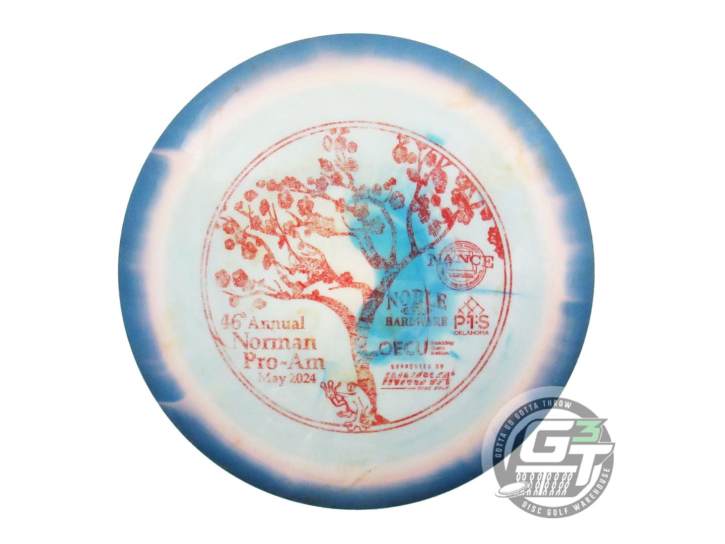USED Innova Halo Star Boss 174g Blue-White Distance Driver Golf Disc