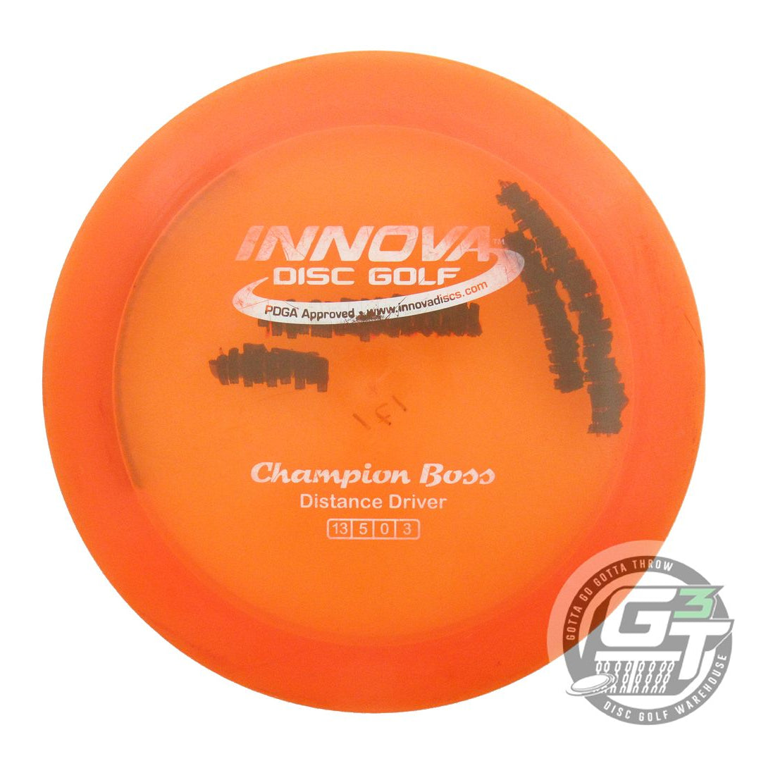 USED Innova Champion Boss 171g Orange White Stamp Distance Driver Golf Disc