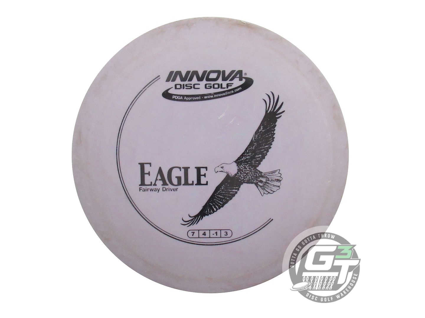 USED Innova DX Eagle 167g Lilac Black Stamp Fairway Driver Golf Disc