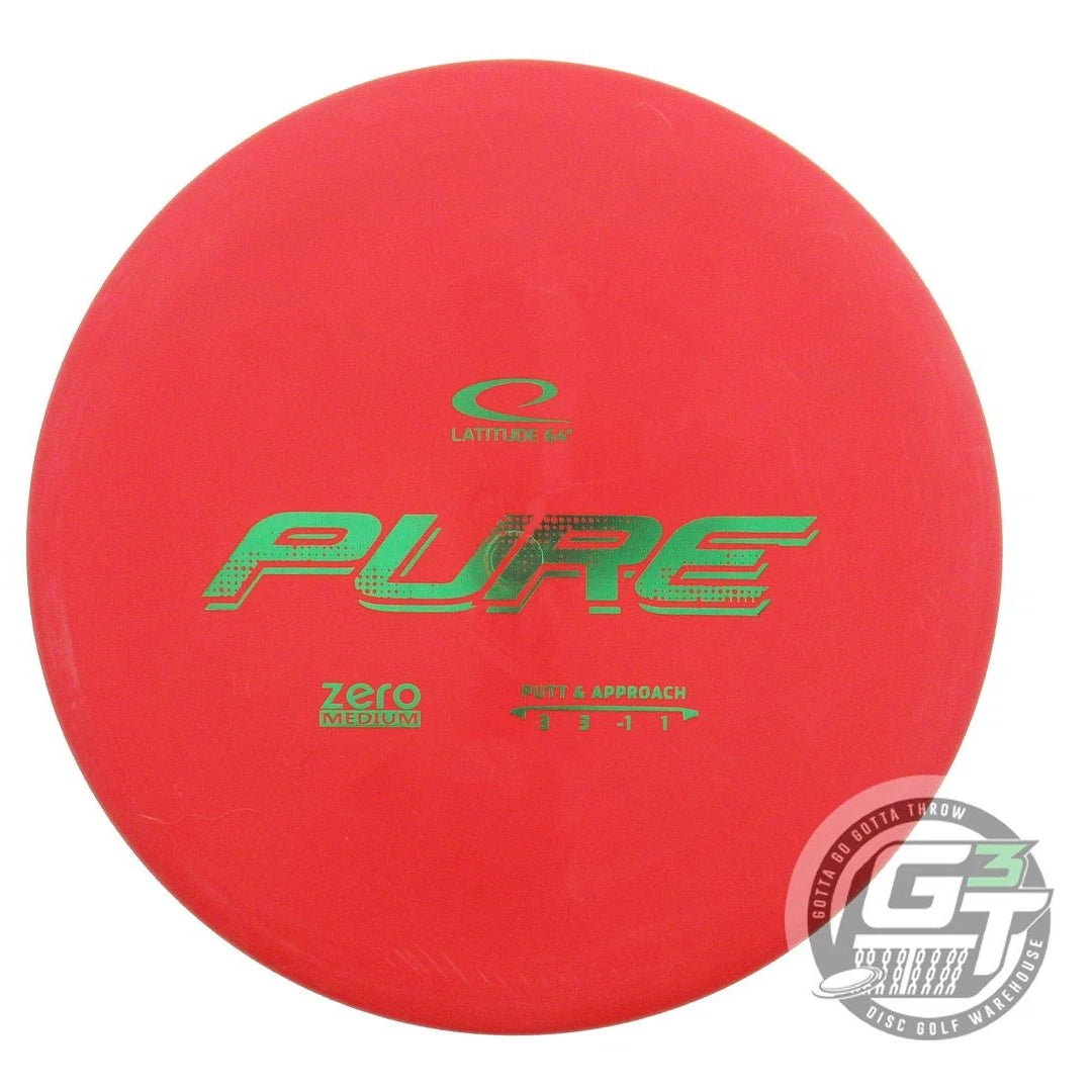 Latitude 64 Zero Line Medium Pure Putter Golf Disc (Individually Listed)