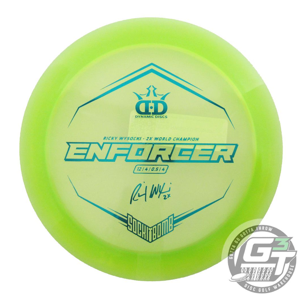 Dynamic Discs Limited Edition Ricky Wysocki Sockibomb Lucid Enforcer Distance Driver Golf Disc (Individually Listed)