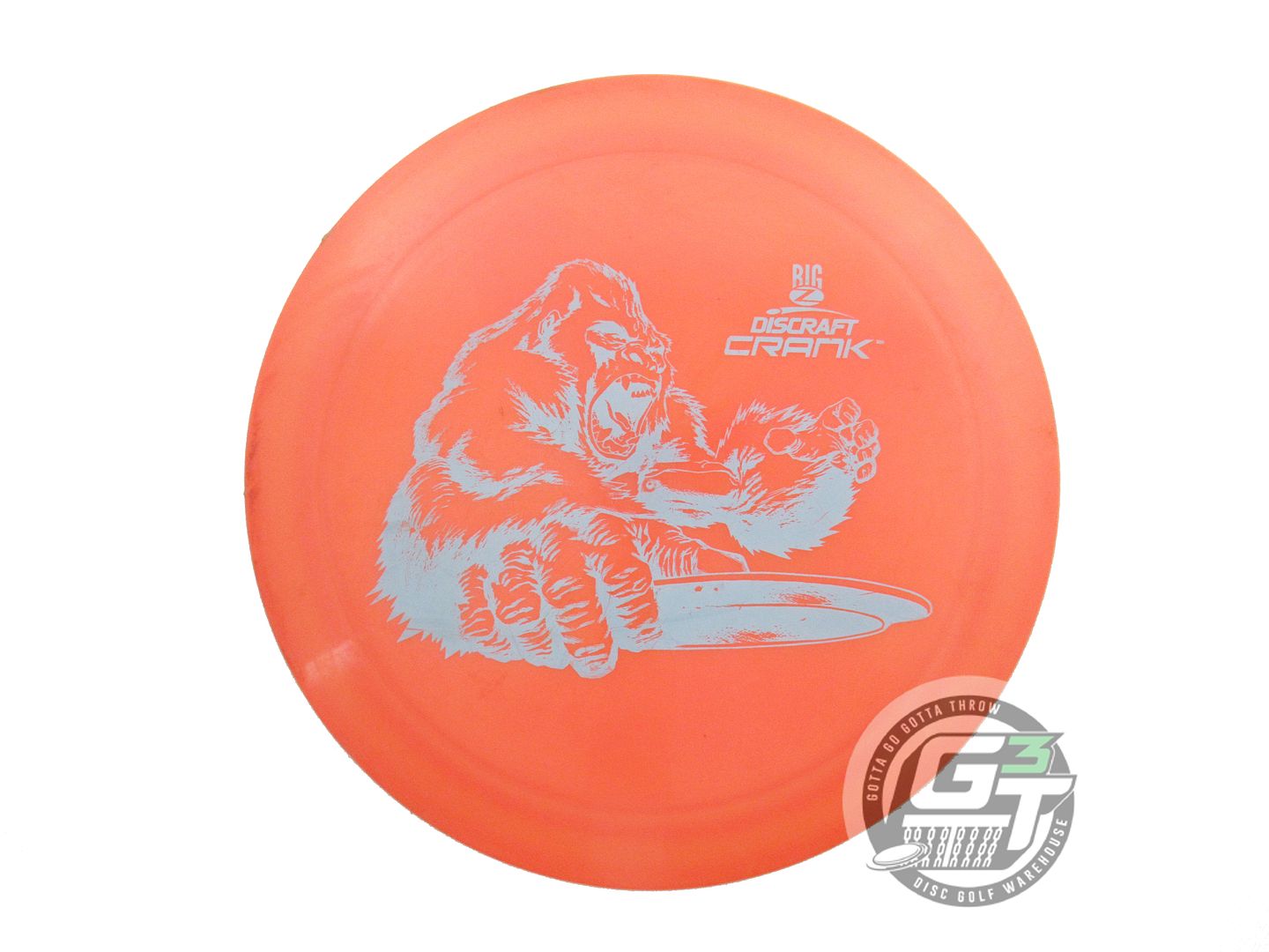 USED Discraft Big Z Crank 175g Orange Sky Blue Stamp Distance Driver Golf Disc
