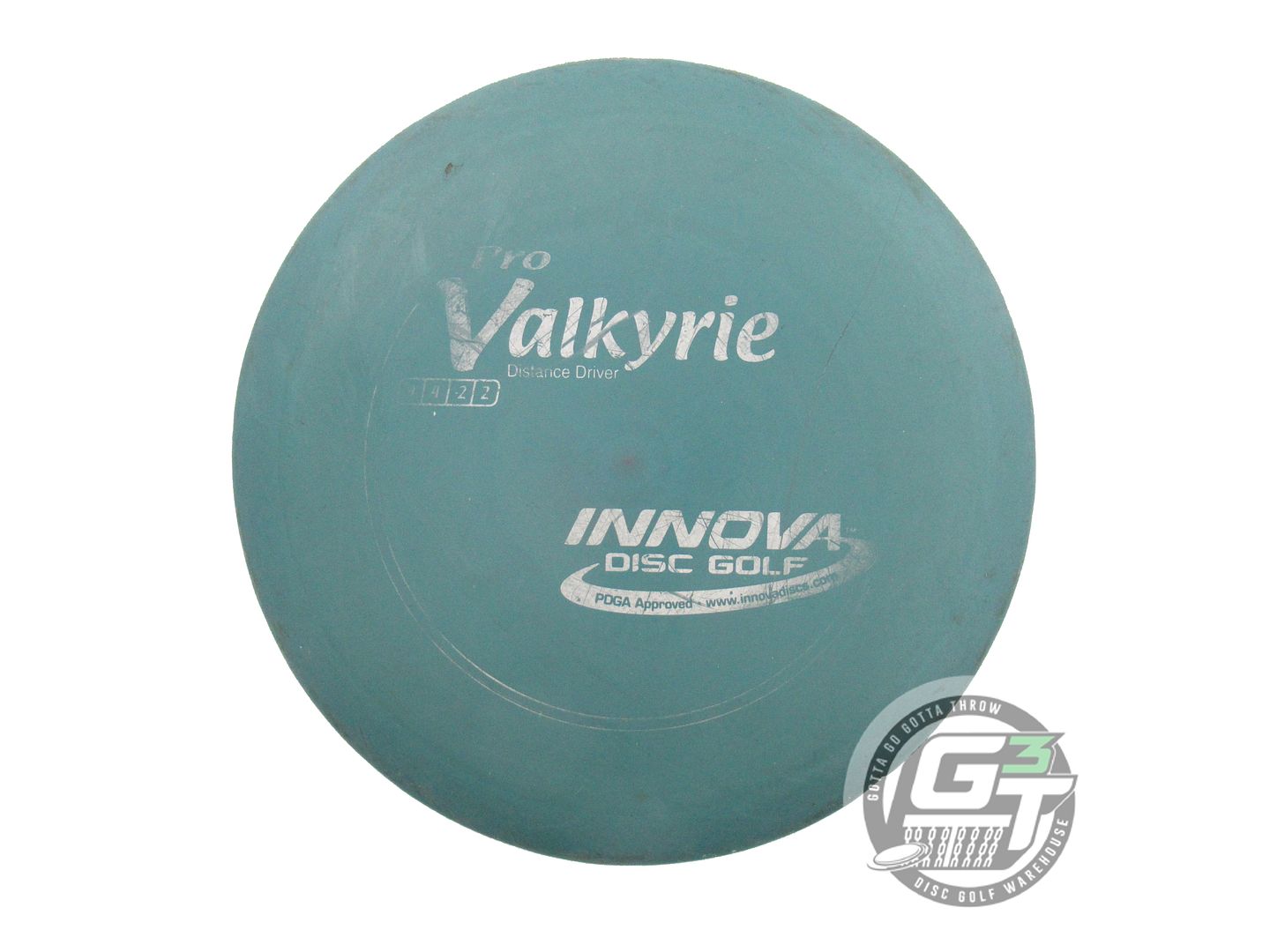 USED Innova Pro Valkyrie 174g Dark Teal Glitter Foil Distance Driver Golf Disc