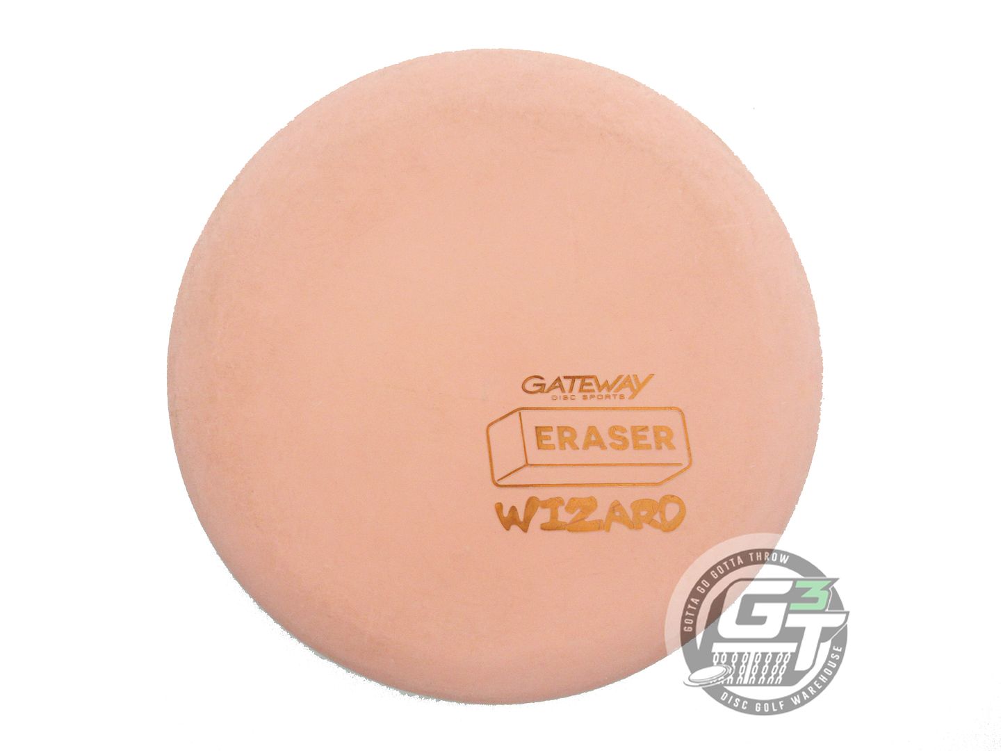 USED Gateway Eraser Wizard 175g Peach Copper Foil Putter Golf Disc