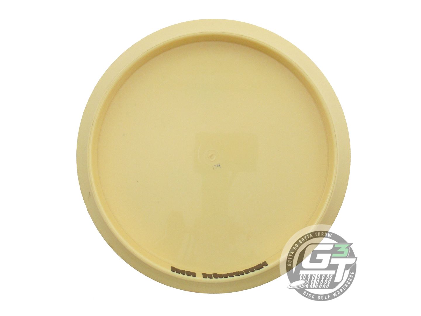 USED Kastaplast K1 Kaxe 174g Yellow Black Stamp Midrange Golf Disc