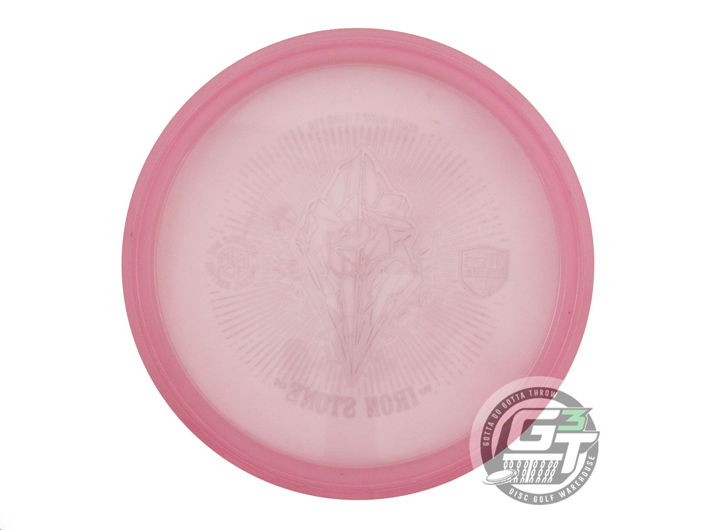 USED DiscMania IRON STONE Glow C-Line P3x 174g Pink Gold Stamp Putter Golf Disc