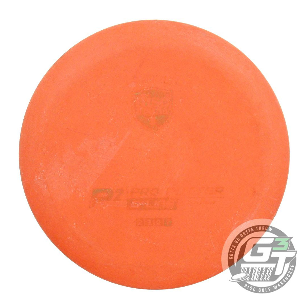 USED DiscMania D-Line P2 175g Orange Wiped Stamp Putter Golf Disc