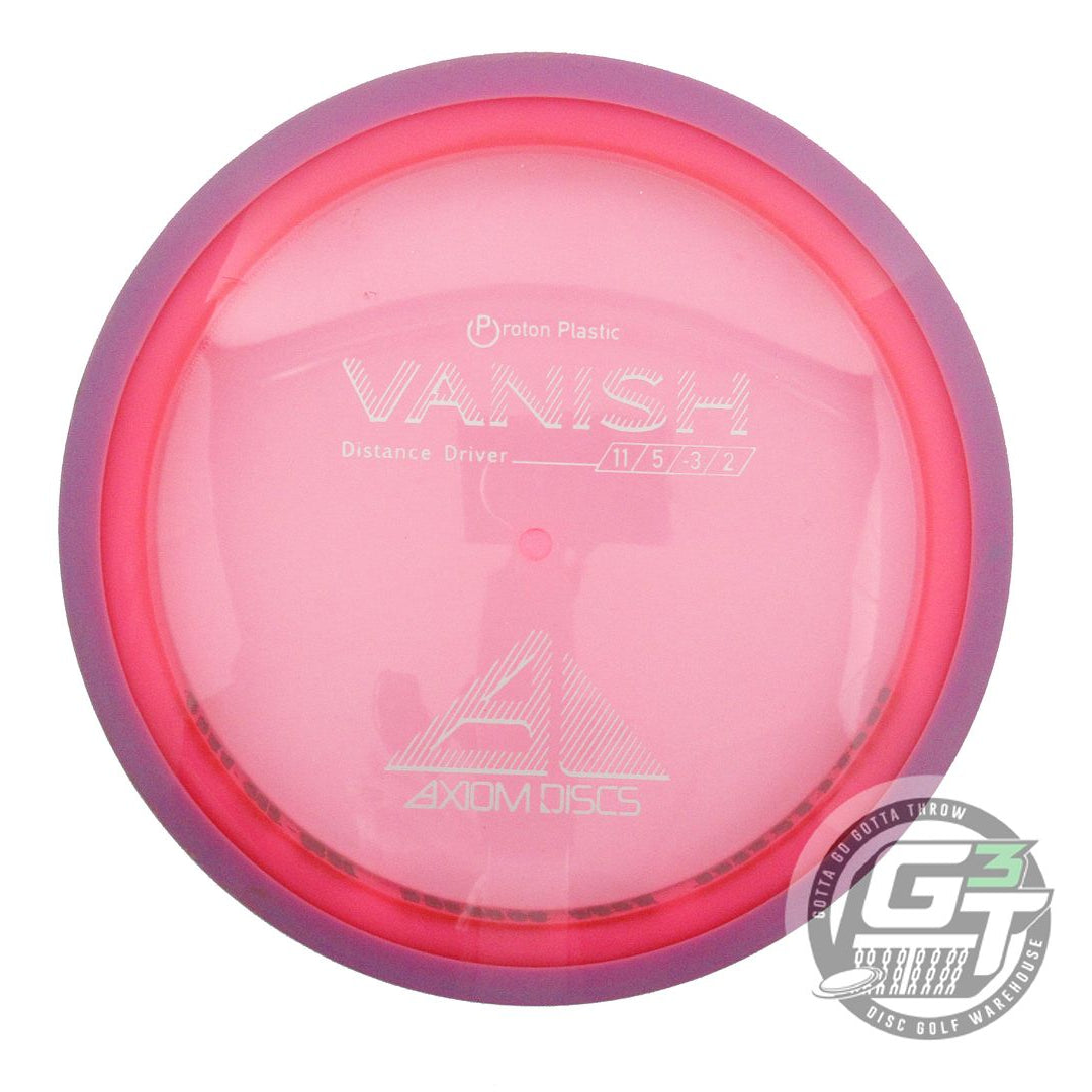 USED Axiom Discs Proton Vanish 170g Pink Lilac Rim Distance Driver Golf Disc