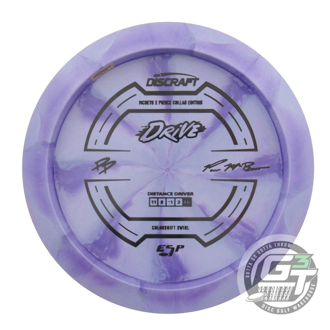 Discraft Limited Edition 2025 GMC Paige Pierce / Paul McBeth Collab Swirl ESP Drive Distance Driver Golf Disc (Individually Listed)