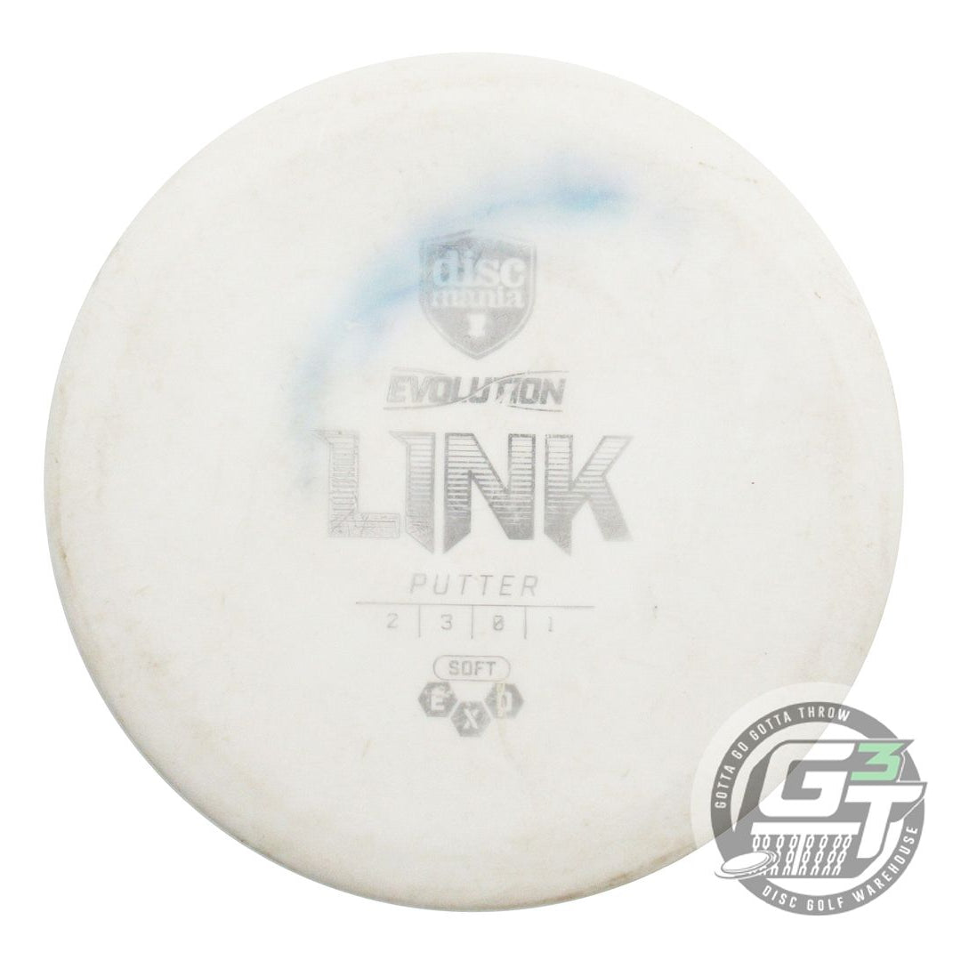 USED DiscMania EXO Soft Link 176g White Silver Foil Putter Golf Disc