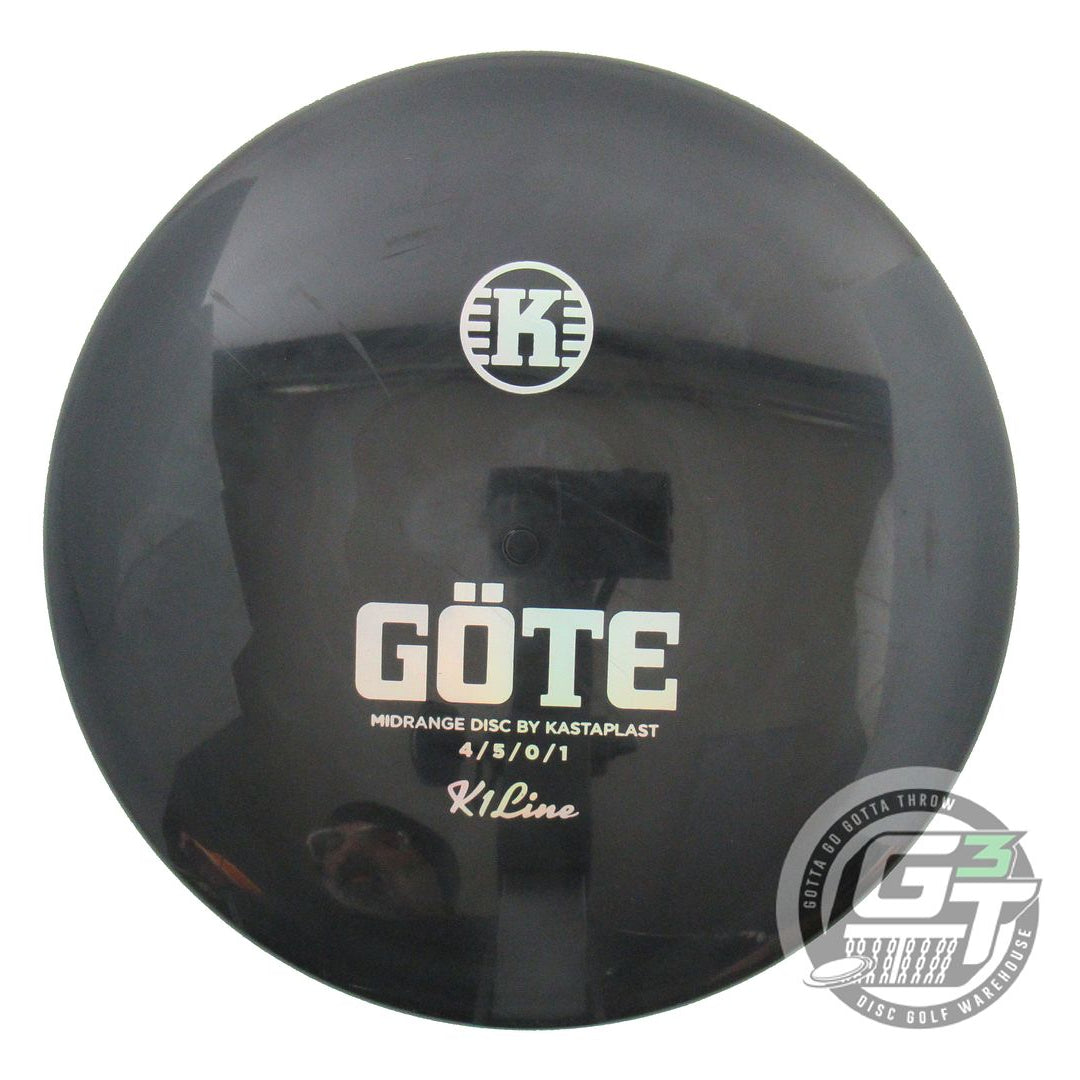 USED Kastaplast K1 Gote 178g Black Silver Holo Foil Midrange Golf Disc