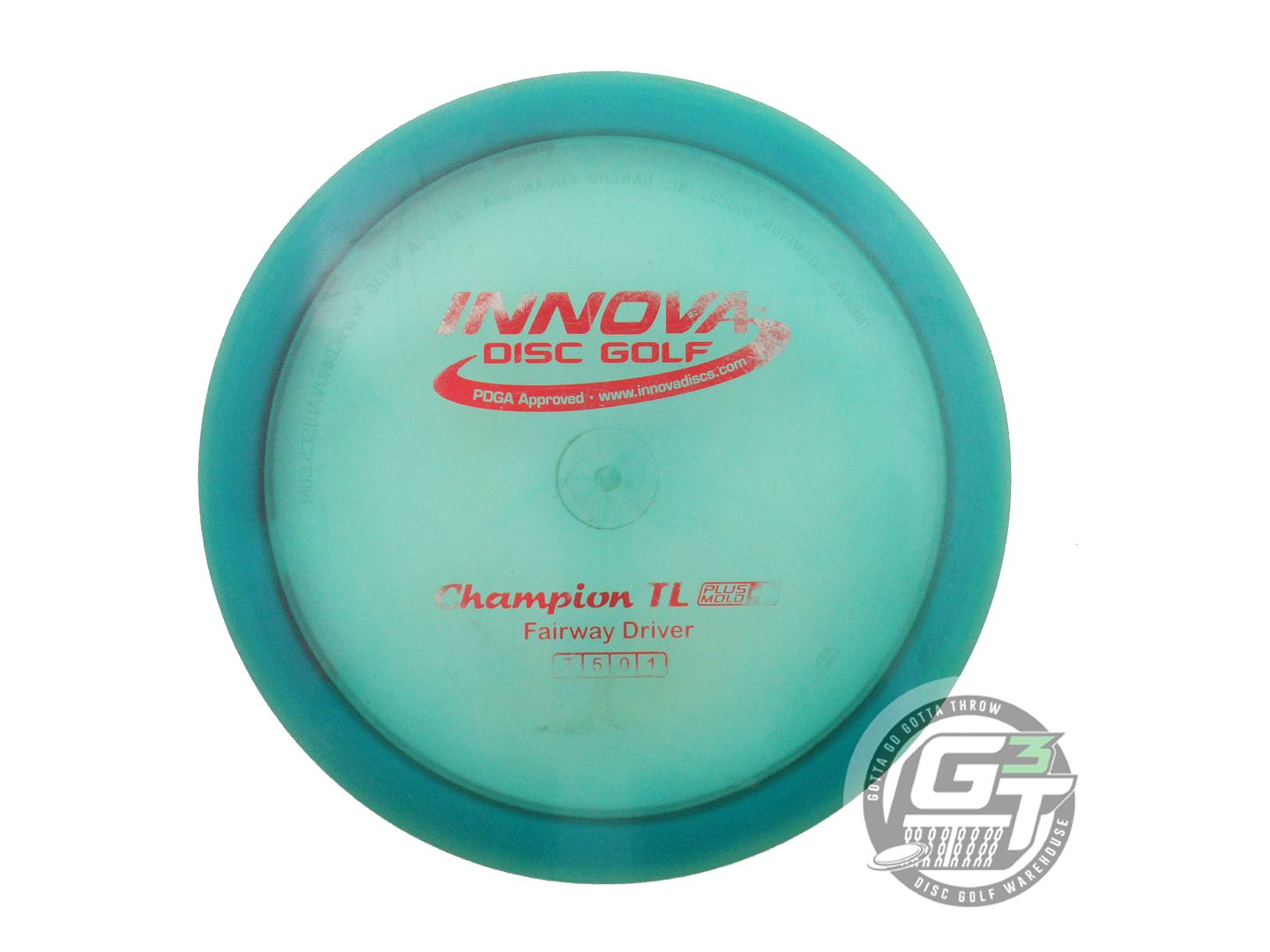USED Innova Champion TL Plus 175g Teal Red Foil OOP Fairway Driver Golf Disc