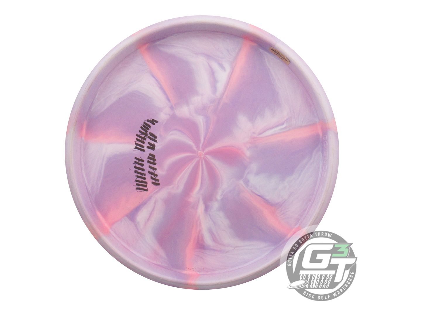 USED Discraft GRAFFITI Putter Line Soft Zone OS 164g Lilac-Pink Putter Disc