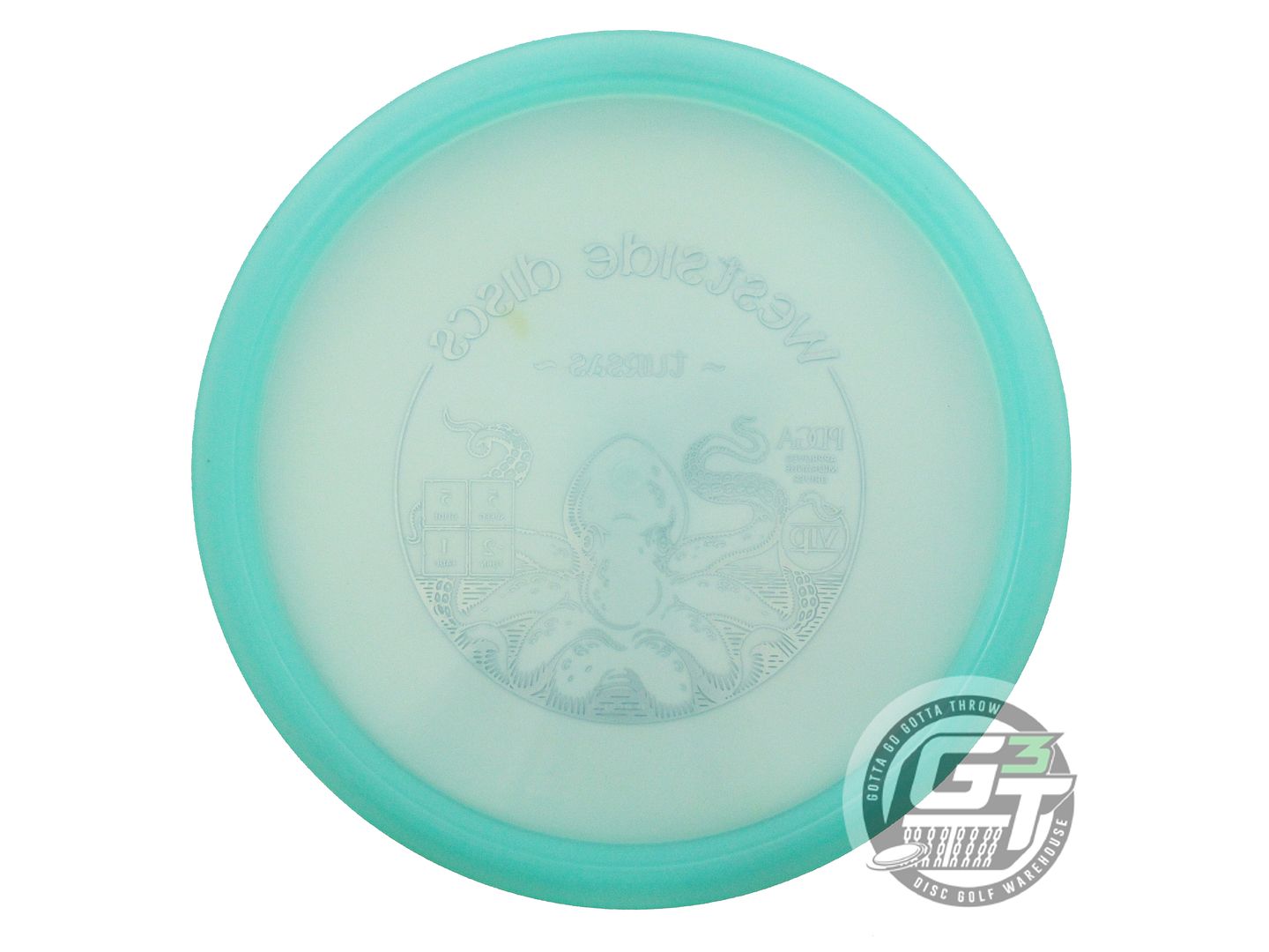 USED Westside Discs VIP Tursas 180g Seafoam Blue Foil Midrange Golf Disc