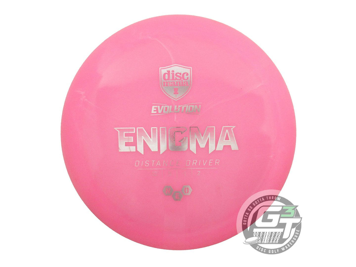 USED DiscMania Neo Enigma 175g Pink Silver Foil Distance Driver Golf Disc