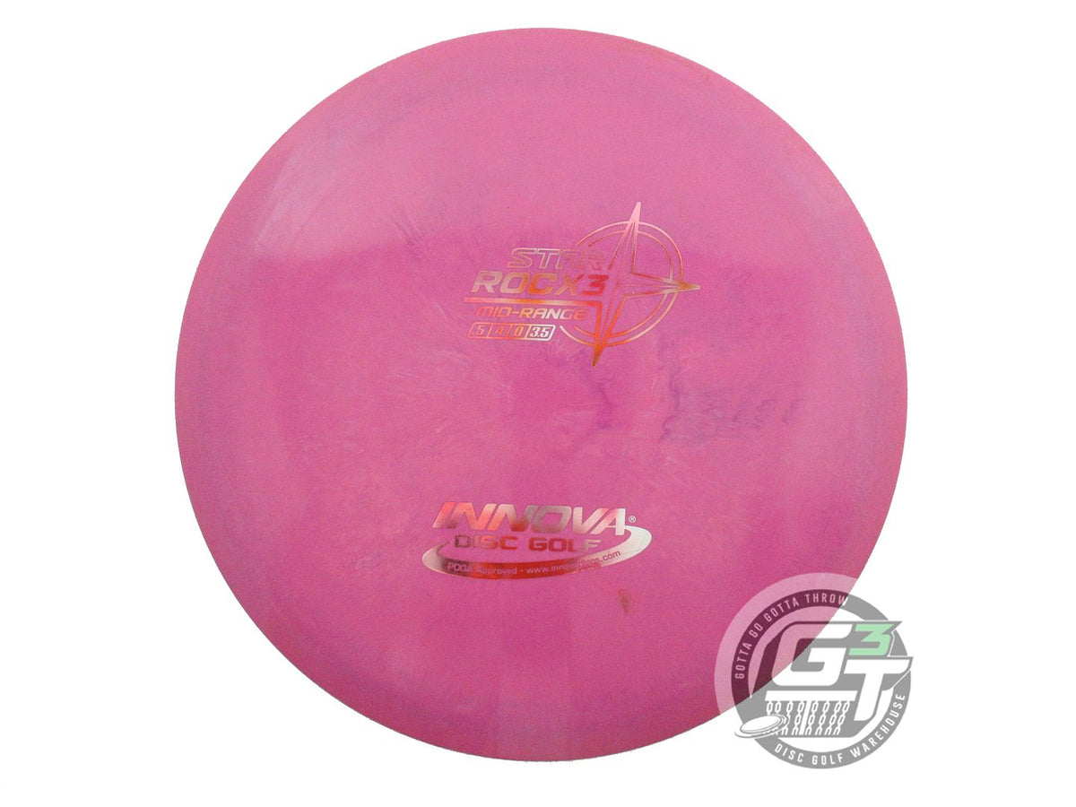 USED Innova Star RocX3 180g Magenta Cloud Foil Midrange Golf Disc