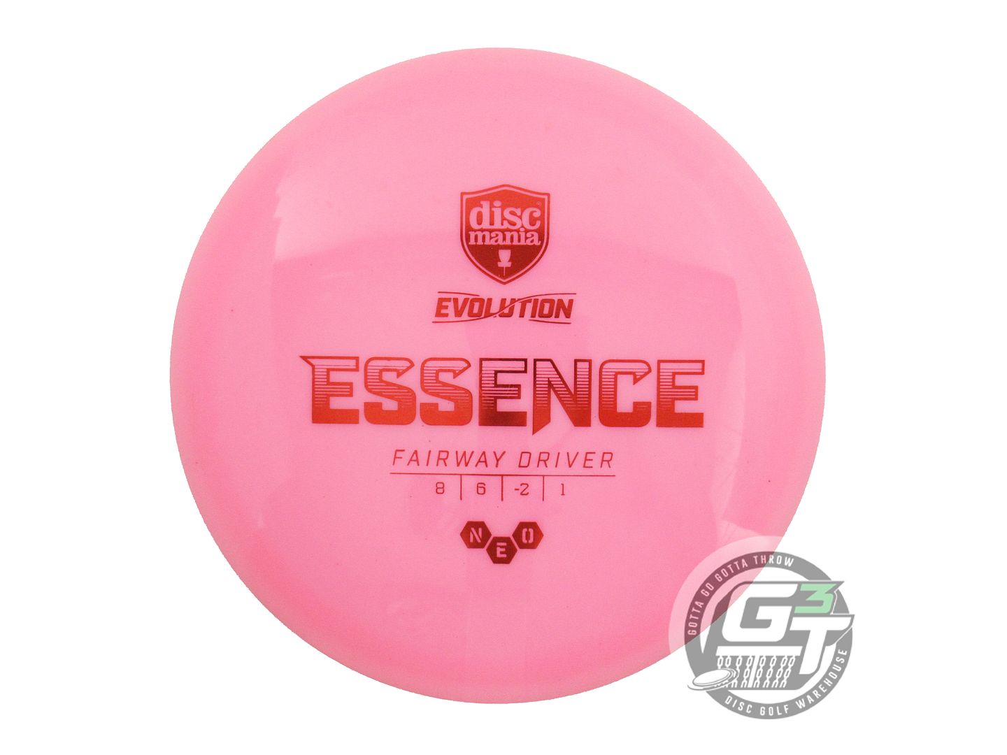 USED DiscMania Neo Essence 174g Pink Red Foil Driver Golf Disc
