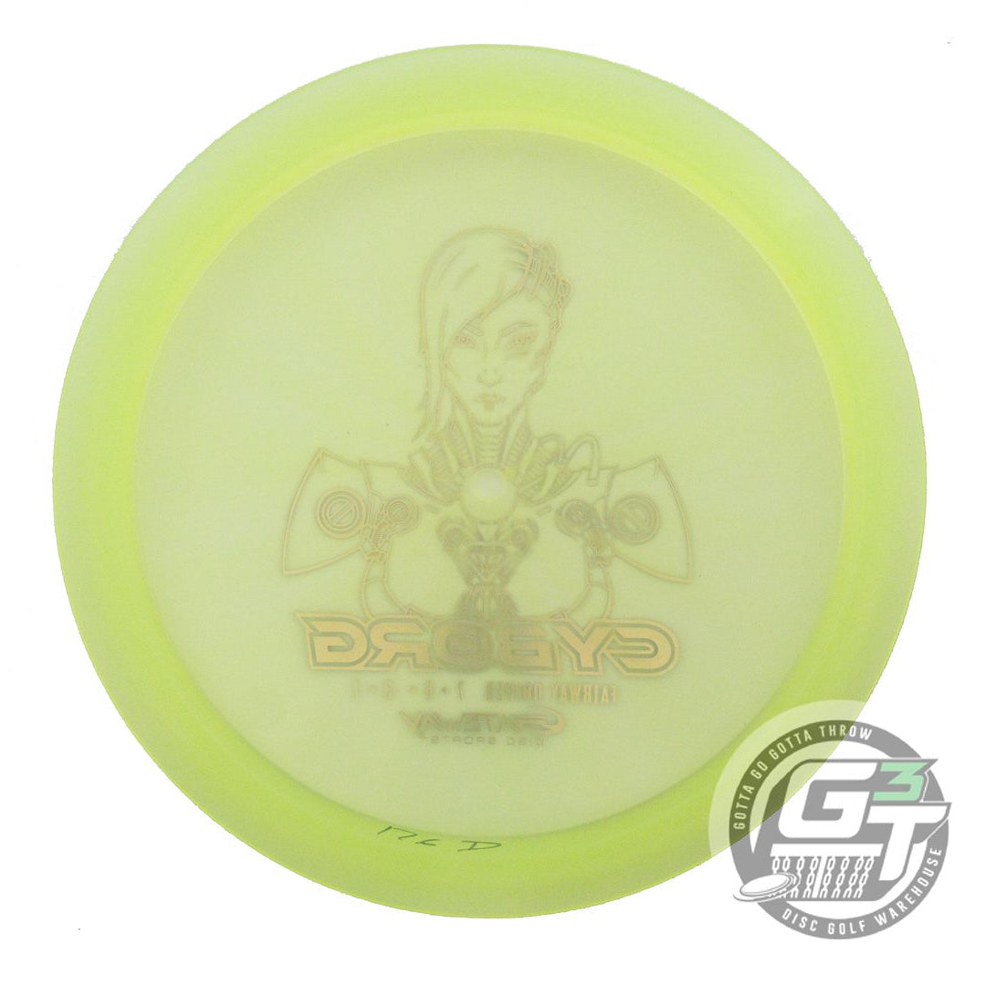 NOS Gateway Diamond Cyborg 176g Yellow Purple Foil Fairway Driver Golf Disc
