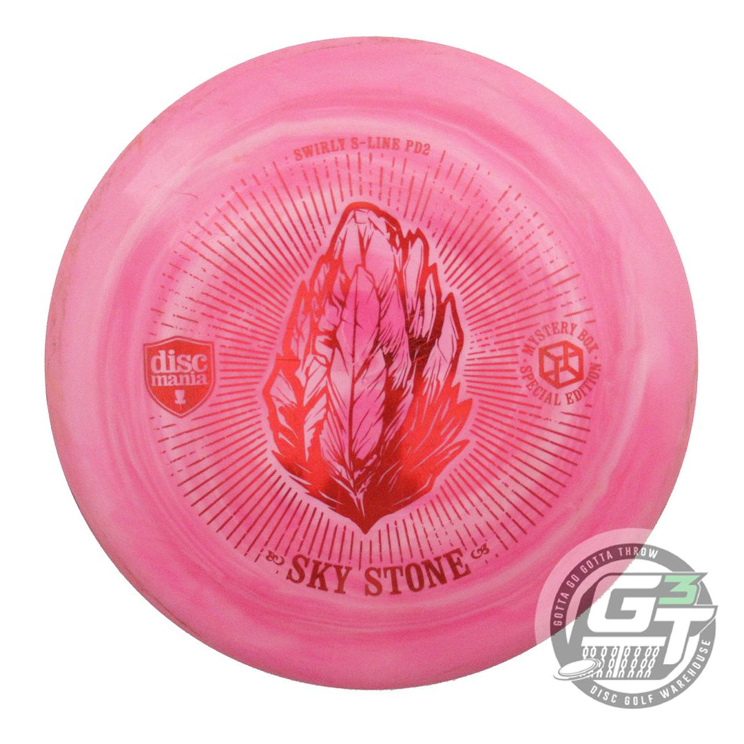 USED DiscMania SKY STONE Swirl S-Line PD2 175g Pink Red Foil A Driver Golf Disc