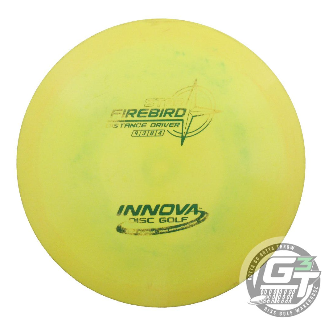 USED Innova Star Firebird 166g Yellow Green Foil Distance Driver Golf Disc