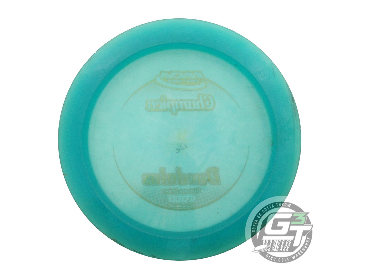 USED Innova Champion Daedalus 175g Teal Copper Foil Distance Driver Golf Disc