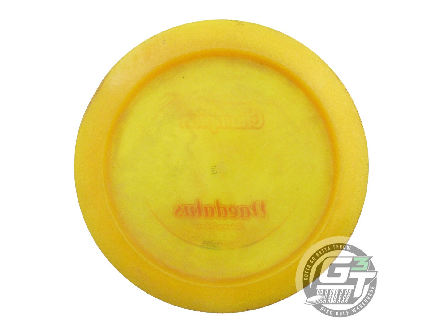 USED Innova Champion Daedalus 162g Marigold Red Foil Distance Driver Golf Disc
