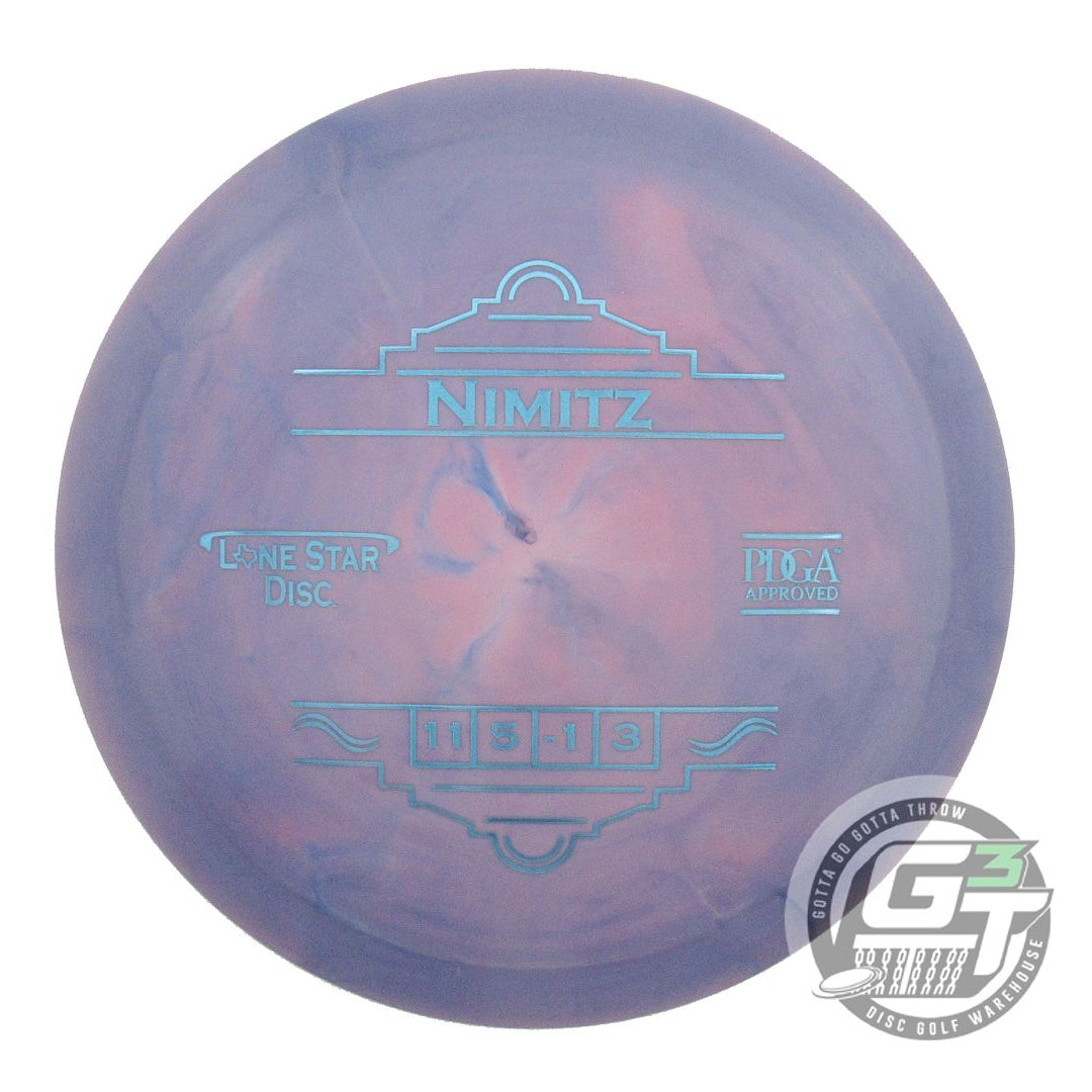 USED Lone Star Bravo Nimitz 174g Purple Blue Foil Distance Driver Golf Disc