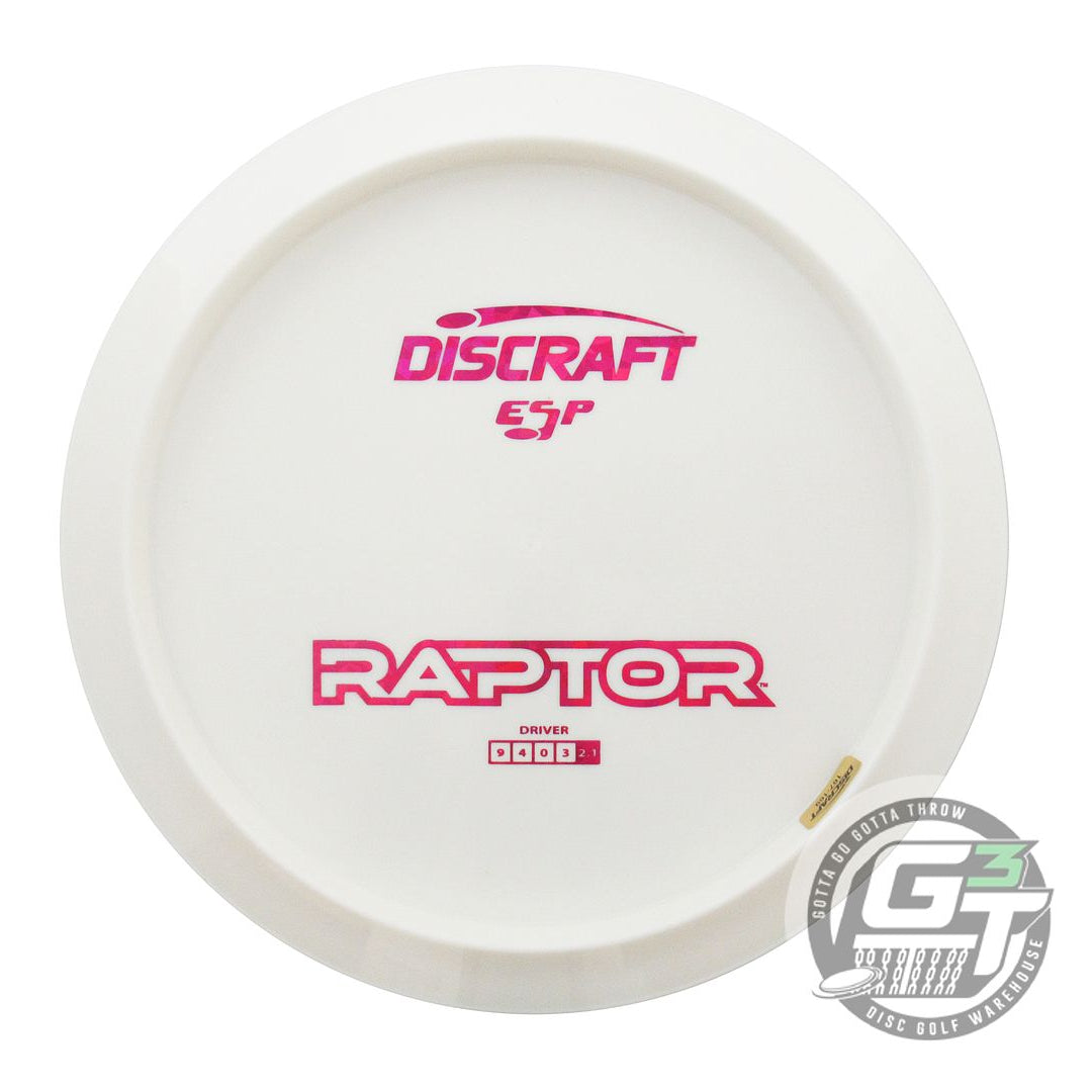 Discraft Dye Pack Bottom Stamp ESP Raptor Distance Driver Golf Disc (Individually Listed) - Gotta Go Gotta Throw