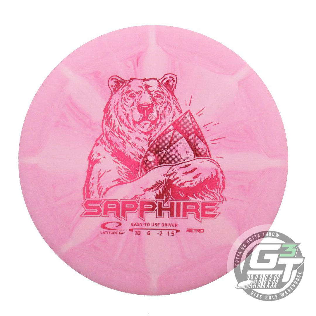 Latitude 64 Retro Burst Sapphire Distance Driver Golf Disc (Individually Listed)