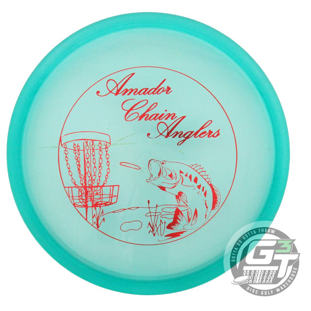 USED Dynamic Discs Lucid Suspect 173g Seafoam Red Foil Midrange Golf Disc