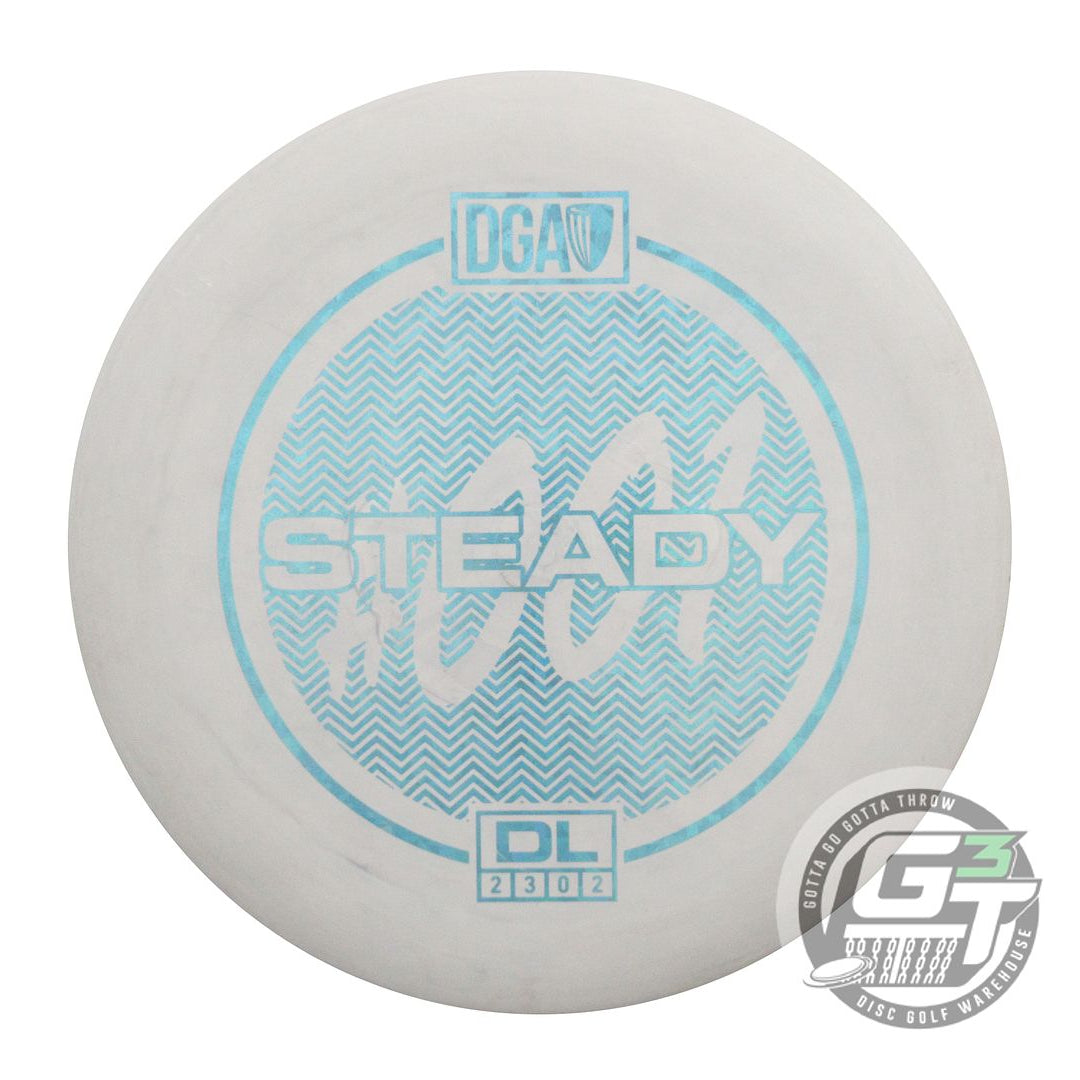USED DGA D-Line Steady 174g Gray Teal Shatter Foil Putter Golf Disc