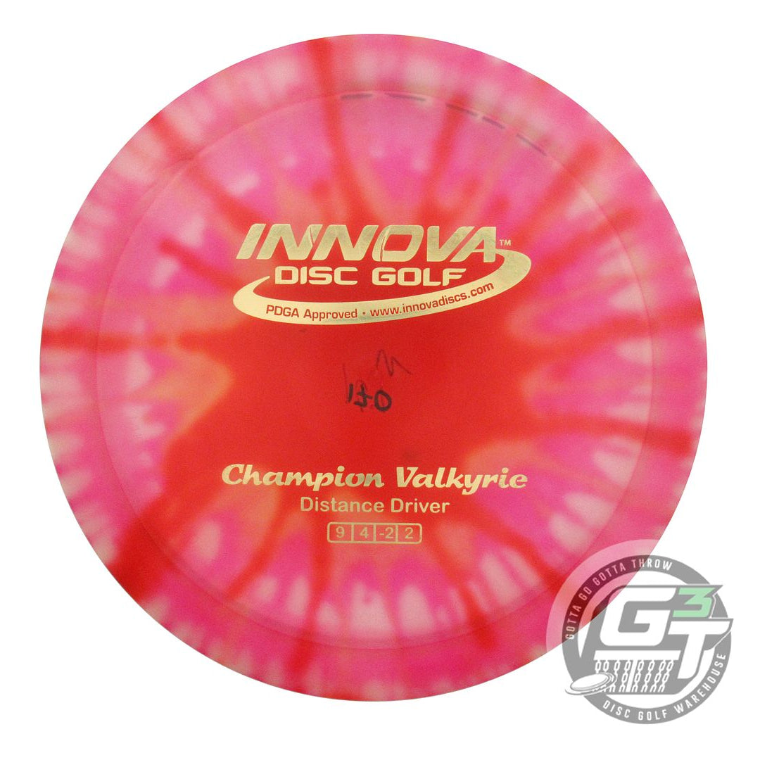 USED Innova I-DYE Champion Valkyrie 170g Pink Burst Distance Driver Golf Disc