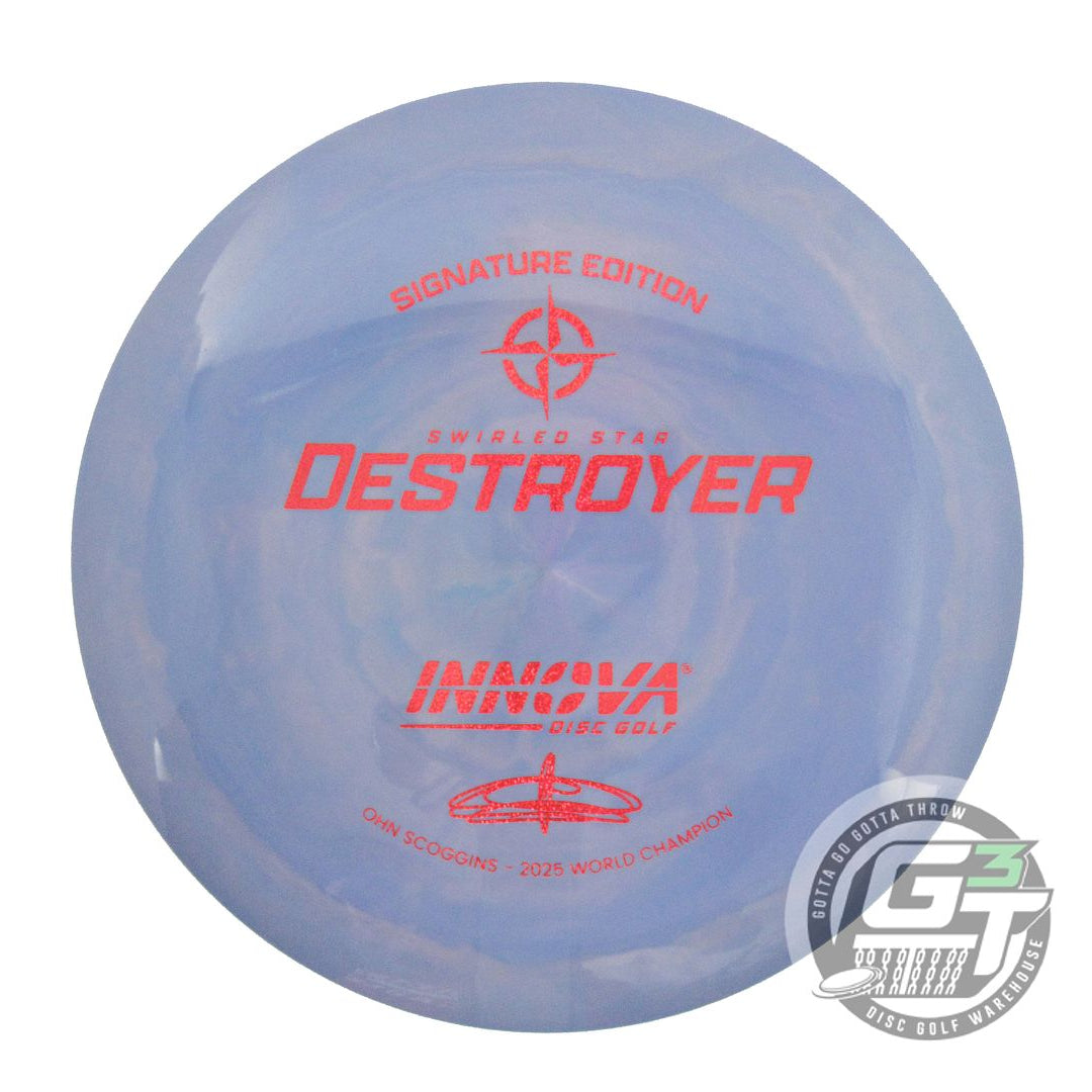 Innova Signature Edition Ohn Scoggins 2025 World Champion Swirled Star Destroyer Distance Driver Golf Disc (Individually Listed)