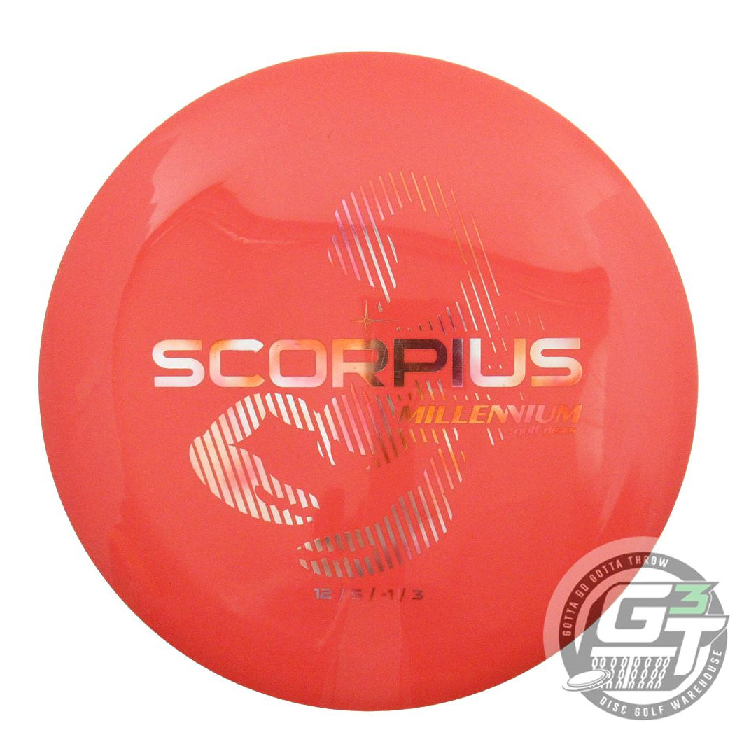 USED Millennium Standard Scorpius 176g Orange WARPED Distance Driver Golf Disc