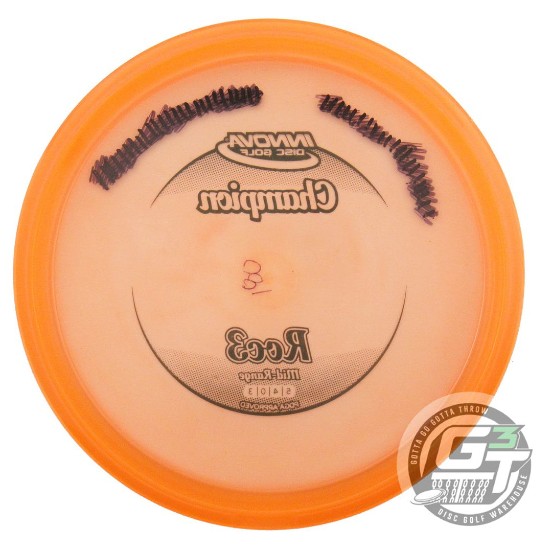 USED Innova Champion Roc3 180g Orange Black Stamp Midrange Golf Disc