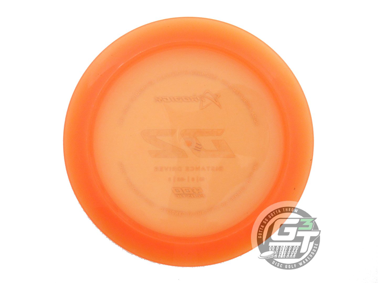 USED Prodigy Discs 400 D2 171g Orange Blue Shatter Foil Distance Driver Disc