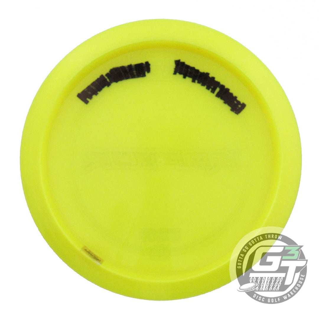USED Discraft Z Raptor 172g Yellow Silver Glitter Foil Distance Driver Golf Disc