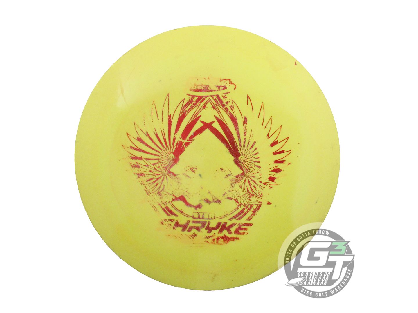 USED Innova Star Shryke 164g Yellow Red Foil Distance Driver Golf Disc