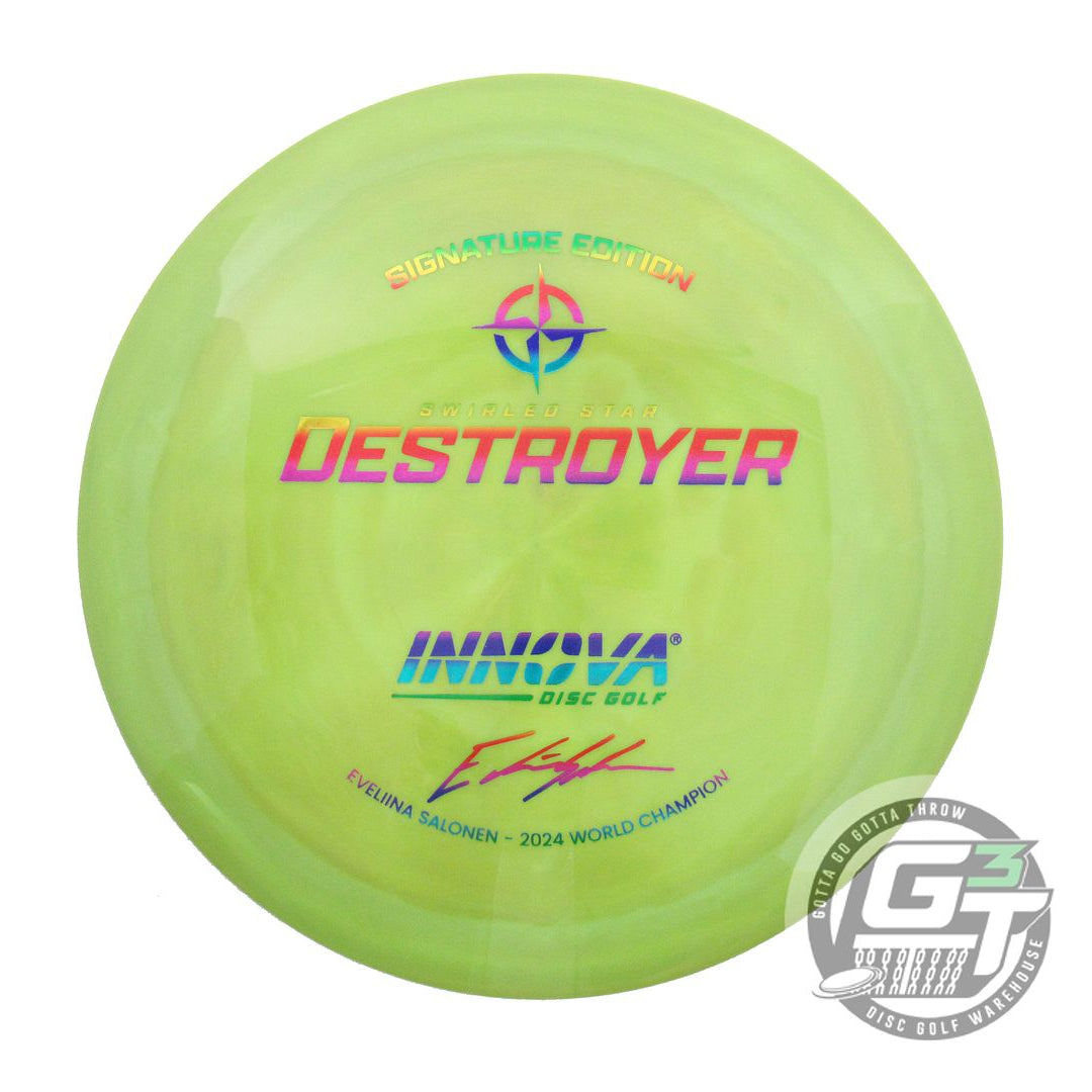 Innova Signature Edition Eveliina Salonen 1X Swirled Star Destroyer Distance Driver Golf Disc (Individually Listed) - Gotta Go Gotta Throw