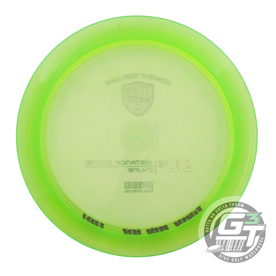 USED DiscMania C-Line DD3 173g Lime Teal Foil Distance Driver Golf Disc