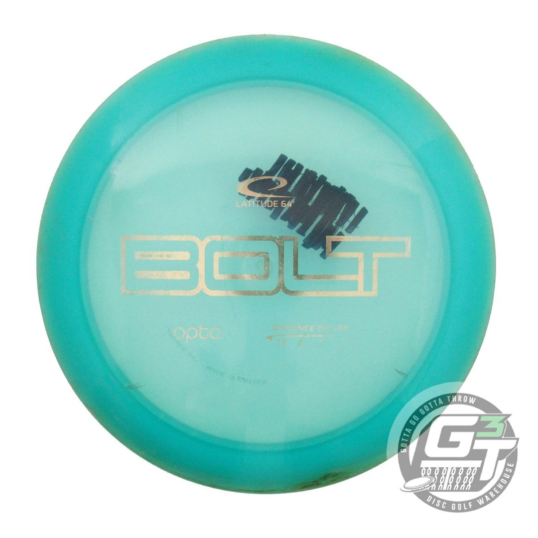 USED Latitude 64 Opto Bolt 173g Seafoam Gold Foil Distance Driver Golf Disc