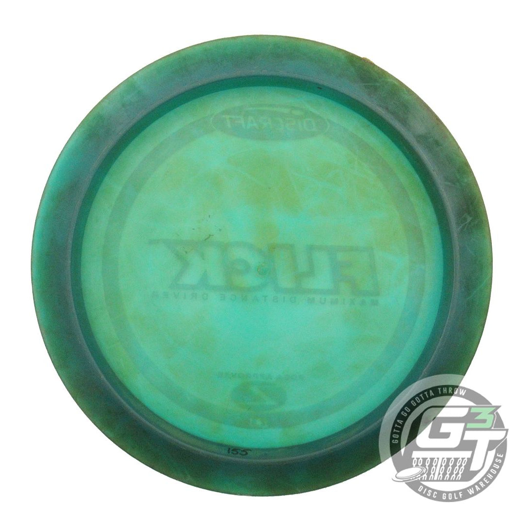 USED Discraft Z Flick 155g Green White Stamp Distance Driver Golf Disc