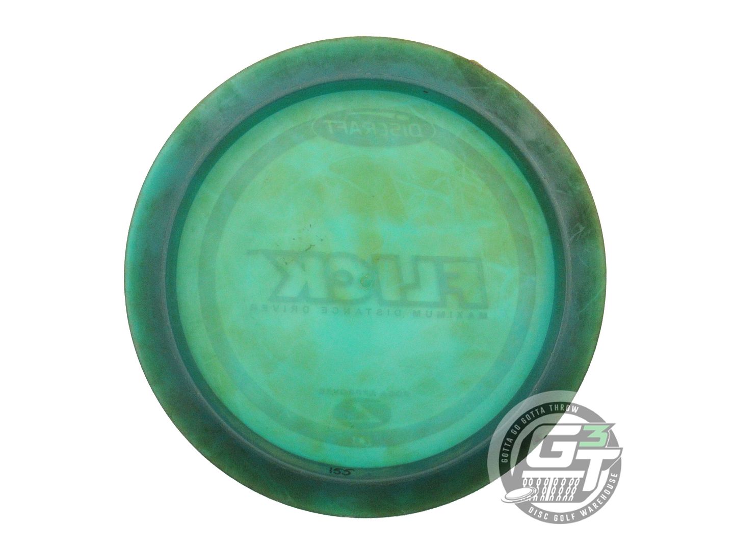 USED Discraft Z Flick 155g Green White Stamp Distance Driver Golf Disc