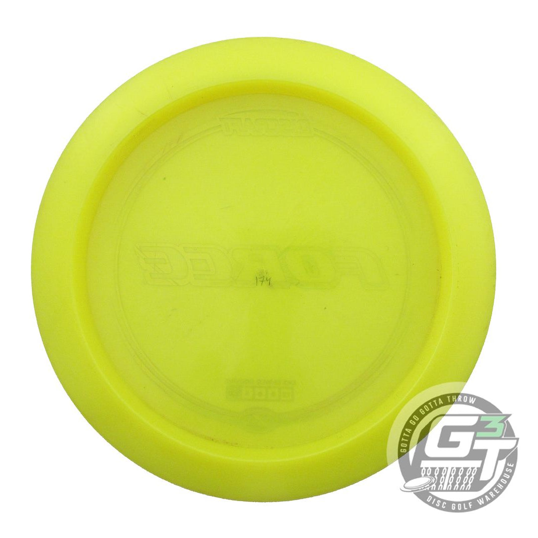 USED Discraft Z Force 174g Yellow Sunset Foil Distance Driver Golf Disc