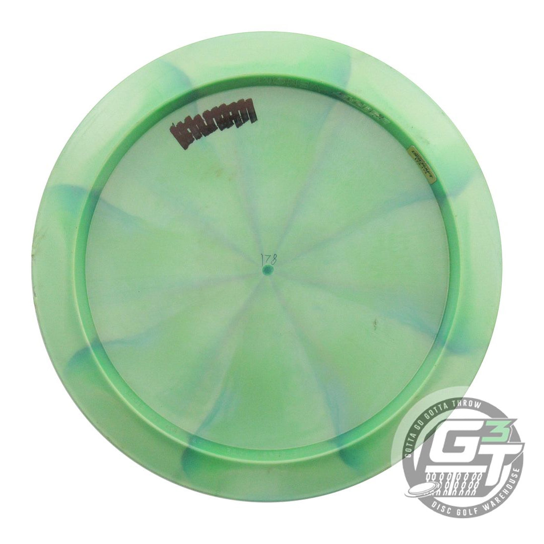 USED Discraft Titanium Venom 178g Lime-Green Distance Driver Golf Disc
