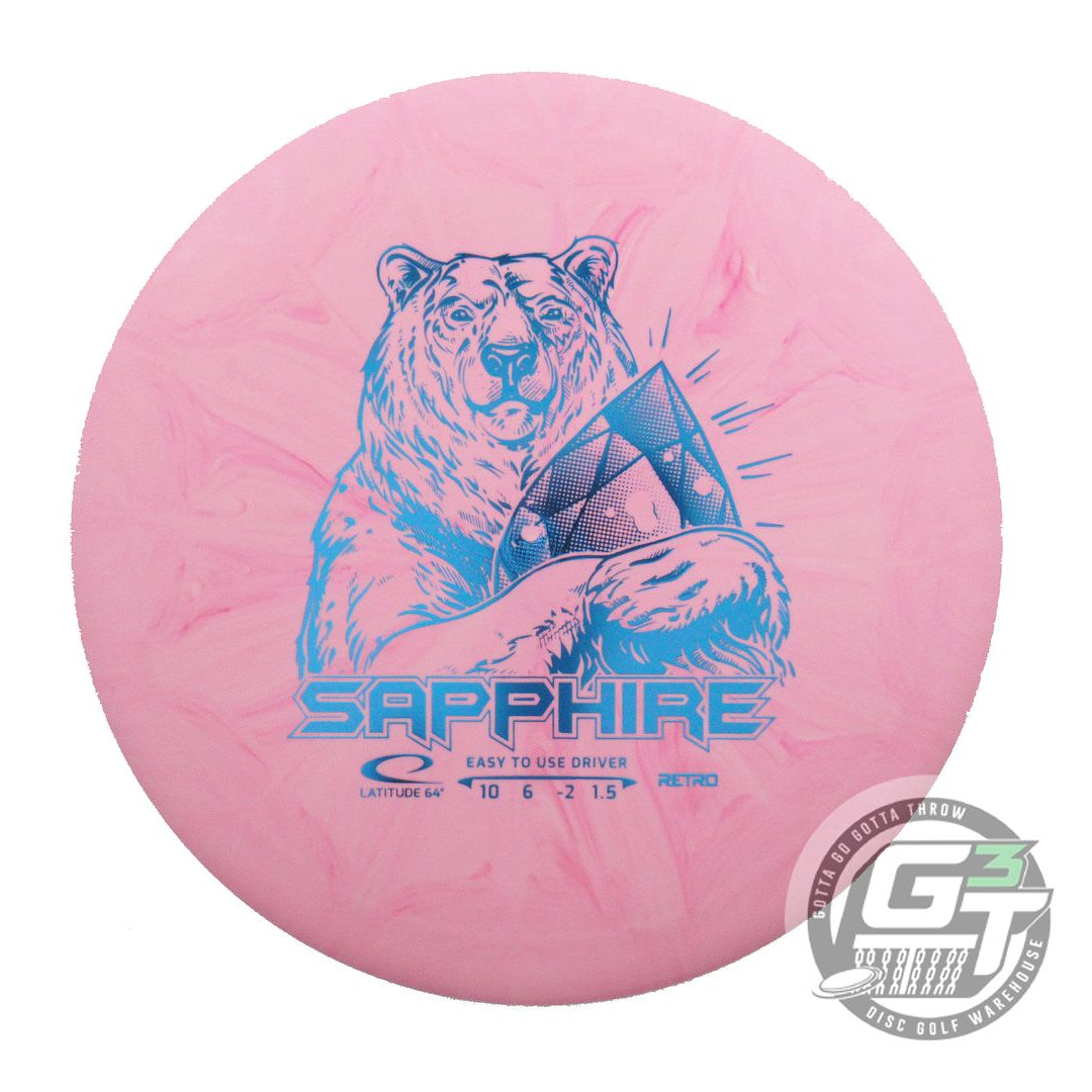 Latitude 64 Retro Burst Sapphire Distance Driver Golf Disc (Individually Listed)