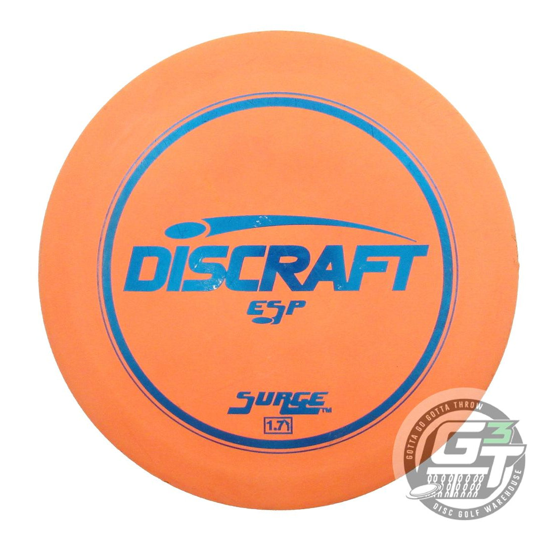 USED Discraft ESP Surge 175g Orange Blue Foil PFN OOP Distance Driver Golf Disc