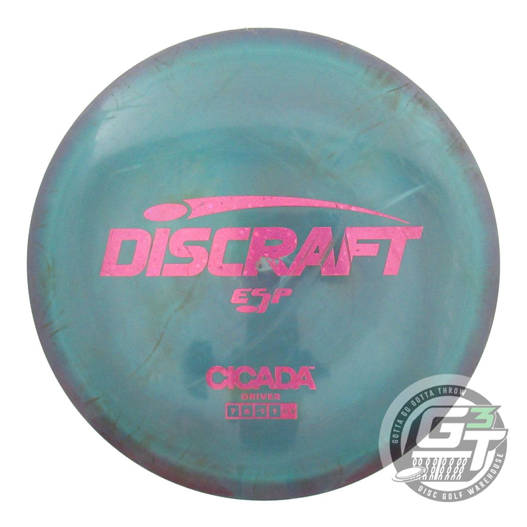 USED Discraft ESP Cicada 165g Purple-Green Magenta Star Fairway Driver Golf Disc