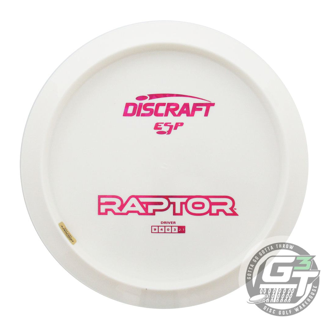 Discraft Dye Pack Bottom Stamp ESP Raptor Distance Driver Golf Disc (Individually Listed) - Gotta Go Gotta Throw