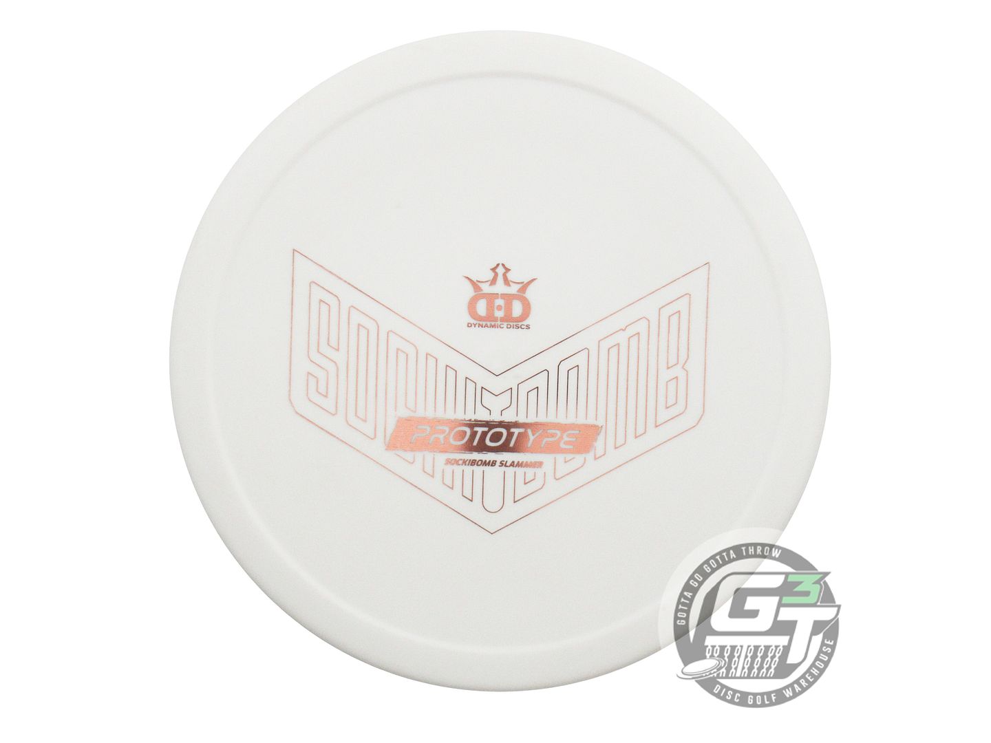 NOS Dynamic Discs PROTOTYPE Classic Supreme Slammer 175g White Putter Golf Disc